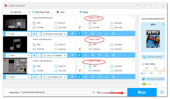 Start MKV Clipping Process