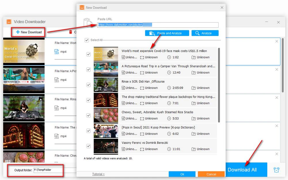Download Dailymotion Playlist