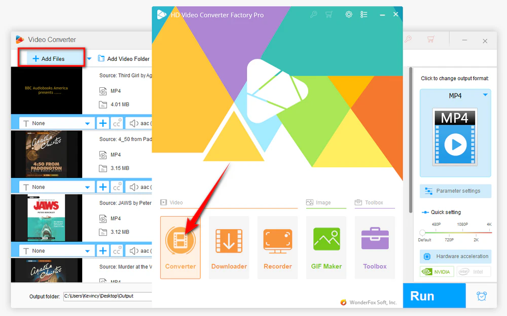 Import Downloaded Dailymotion Videos into Converter