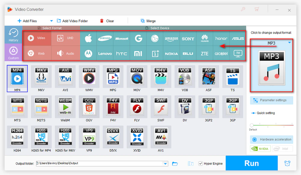 Choose an Export Format