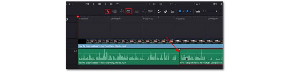 Separate Audio in DaVinci Resolve