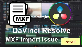 DaVinci Resolve MXF