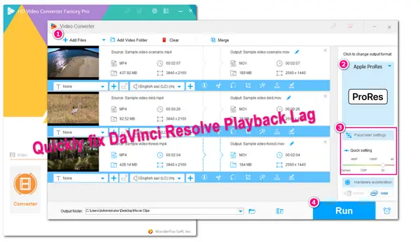 Fix DaVinci Resolve Video Playback Lagging
