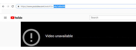 Search Deleted YouTube video ID on Google