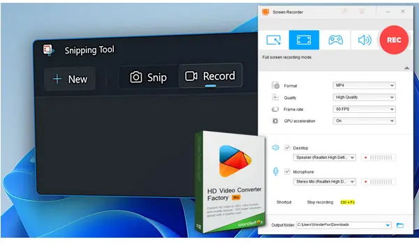 Does Snipping Tool Record Audio