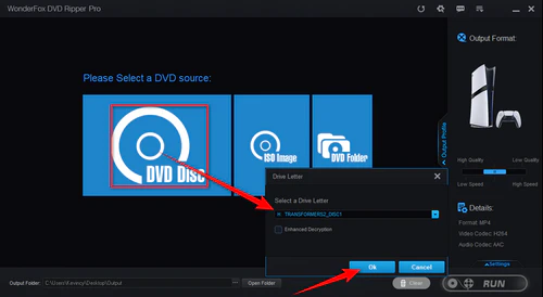 Load DVD into WonderFox DVD Ripper Pro