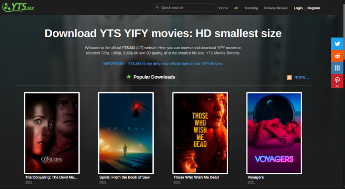 Yify YTS Proxy