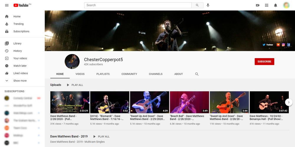 YouTube - Download Live Concerts
