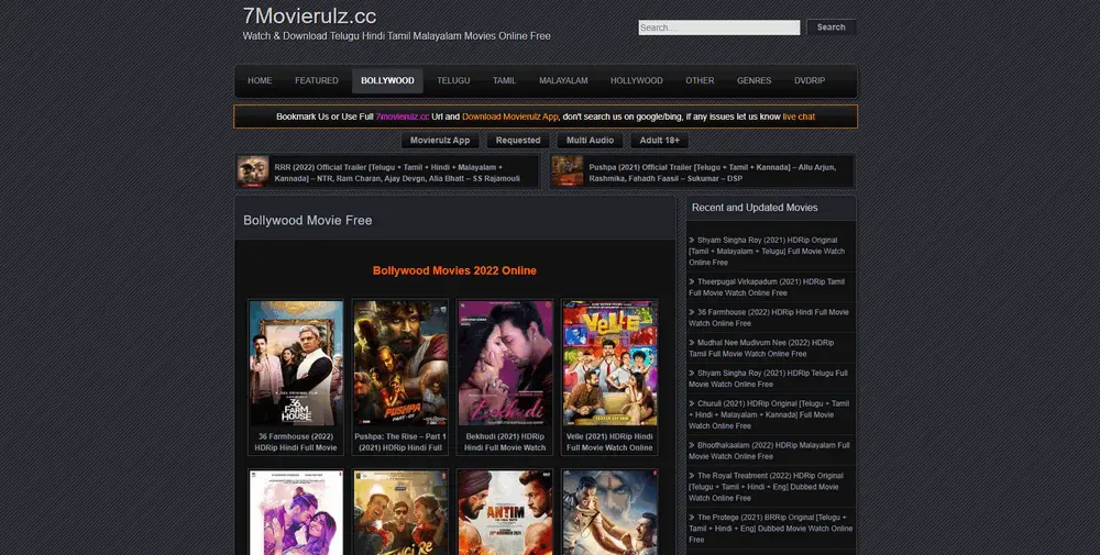 Watch Movies on MovieRulz