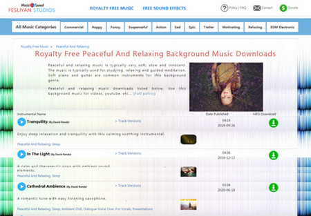 Download Relaxing Music on fesliyanstudios.com