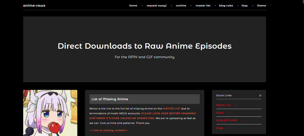 Raw anime downloads