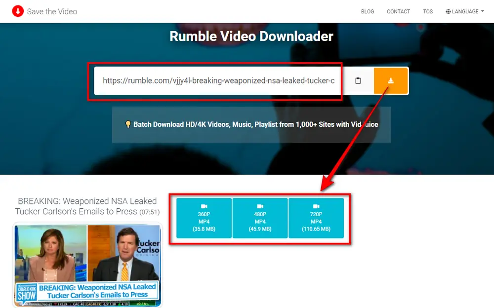 Online Rumble Video Downloader