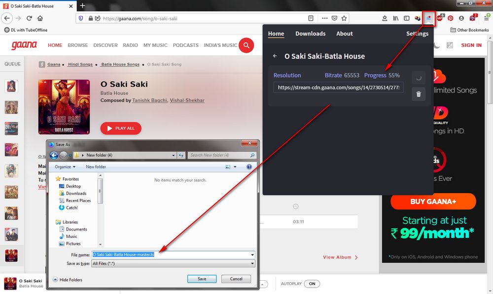 How to Download Songs from Gaana Using HLS Downloader