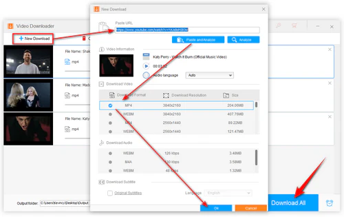 Download Streaming Video Using a URL