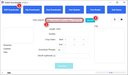 Twitch vod downloader