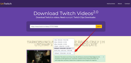 Download Twitch VODs Online