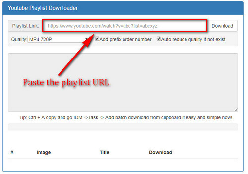 Playlist downloader