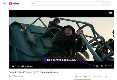 YouTube Subtitles/Closed Captions