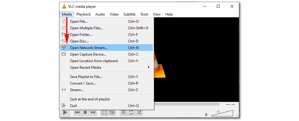 Download YouTube Videos with VLC - Open Network Stream