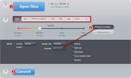 Downmix 5.1 Audio to Stereo Online