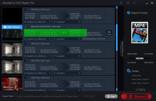 Start the conversion with the DRM stripper