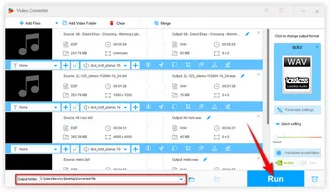 Start DSD to PCM Batch Conversion