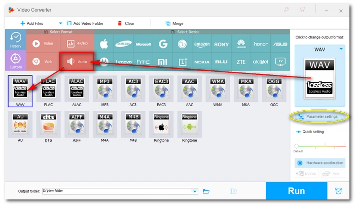 Set Output Profile