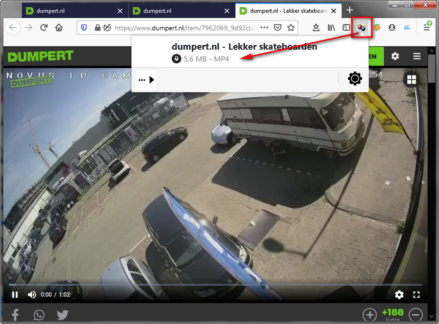 Download Dumpert Videos with Browser Extension