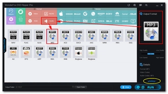 Select Audio Format