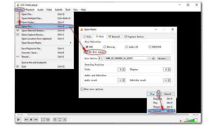 Extract Audio from DVD with VLC