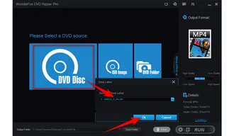 Load a DVD Disc in WonderFox DVD Ripper Pro