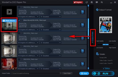 Select an Output Format