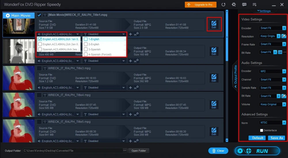 Customize Parameters