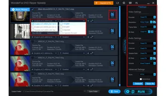 Custom Settings for DVD Backup