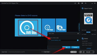 Add a DVD Source to DVD to DivX Ripper