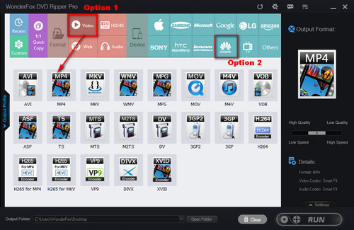  Two methods to rip DVD to Huawei devices