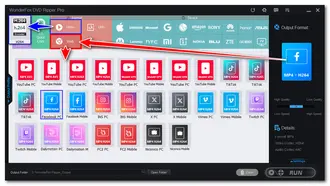 Select Output Format