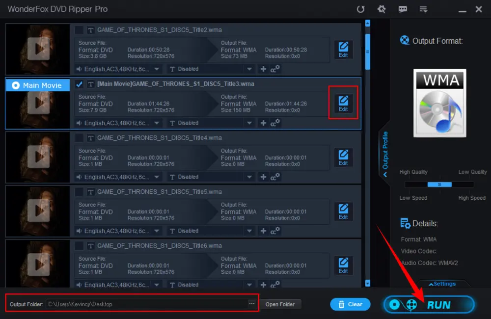 Convert DVD to WMA