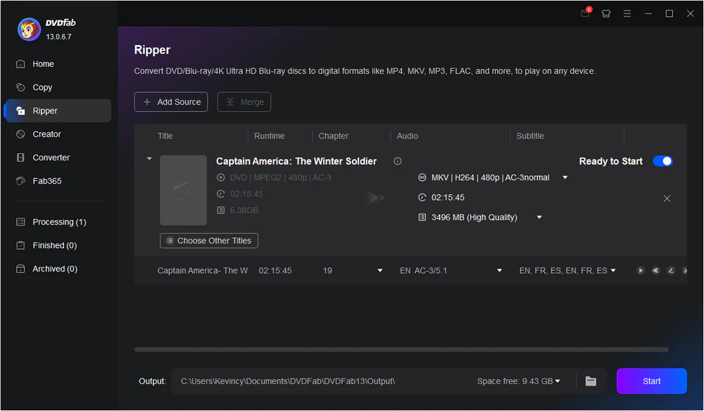 DVDFab DVD Ripper