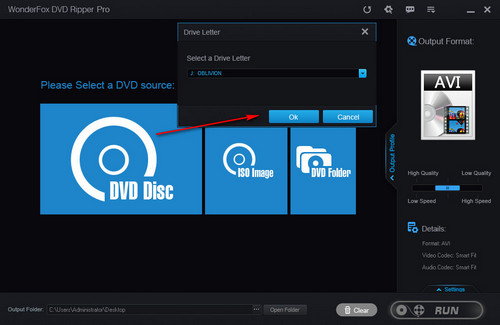 Select DVD Source