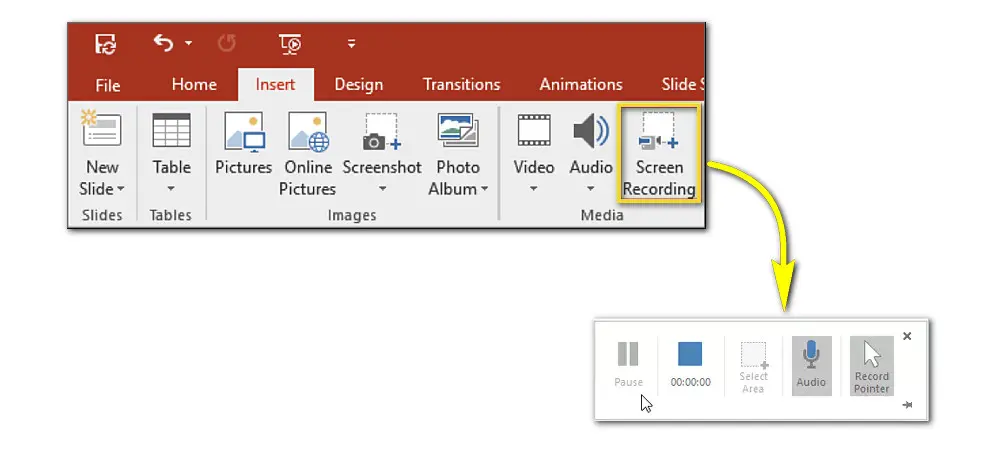 Simple PowerPoint Screen Recording 