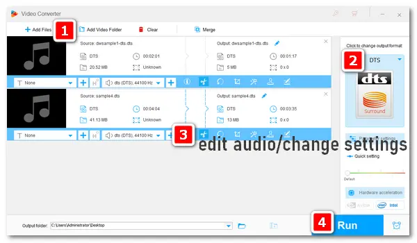 How to Edit DTS Files