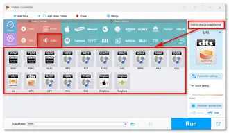 Pick Output Format