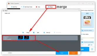 Merge DTS Audio