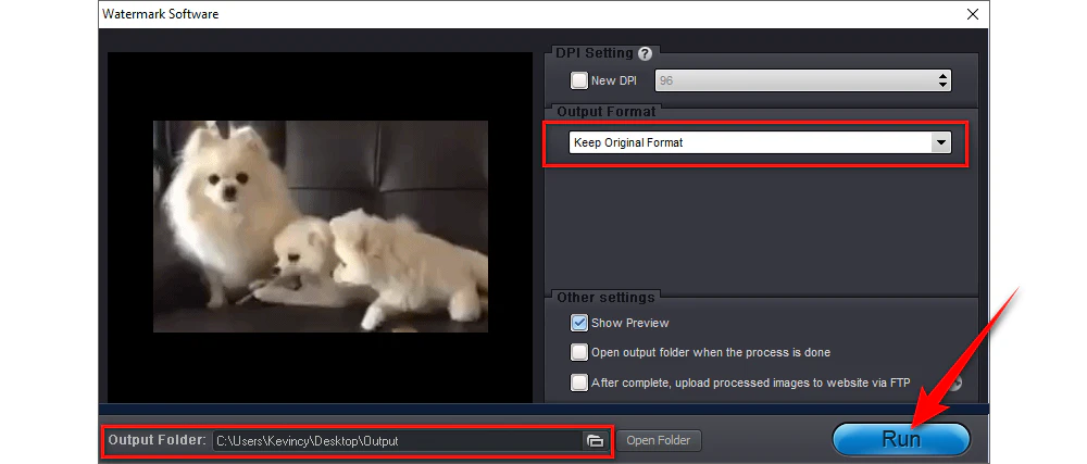 Export the Edited File as GIF