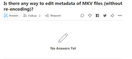 Way to edit metadata