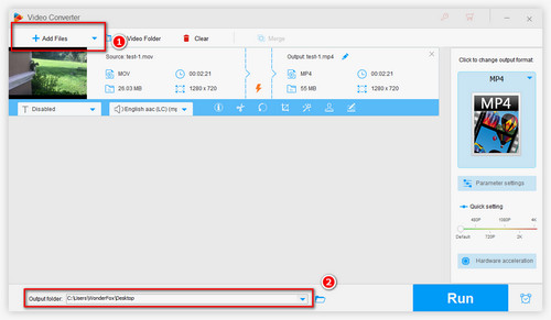 Add iMovie files into the converter