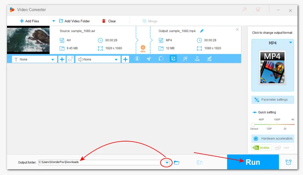 Export Video for Instagram