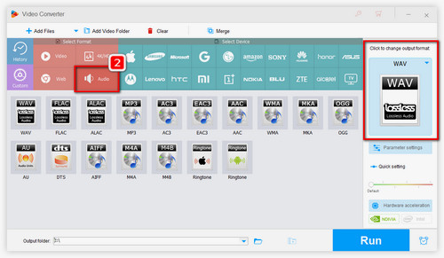  Choose Output Format