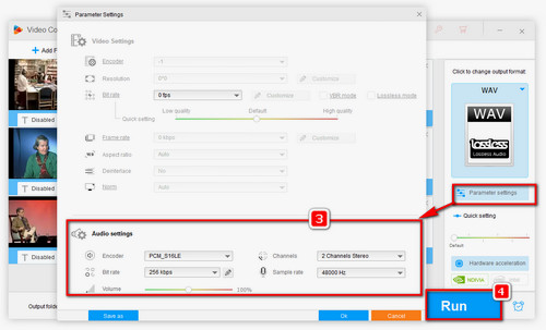 Customize Audio Parameters